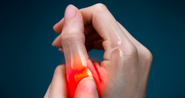 Image of thumb to reflect thumb arthritis